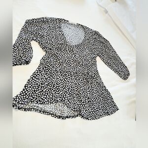 Cute Cross Body Blouse Top